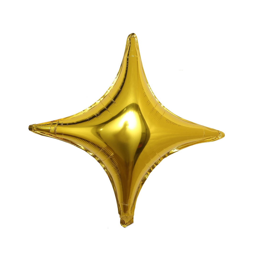 Gold Sparkle Emoji Balloon