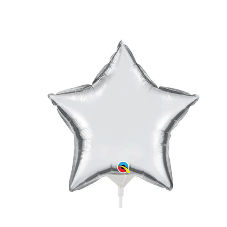Silver Mini Star Balloon