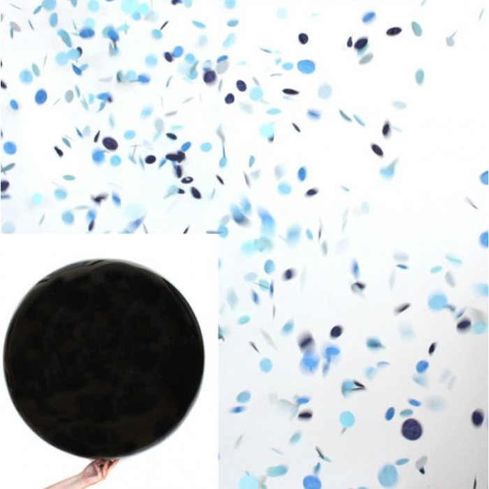 Boy Gender Reveal Confetti Balloon