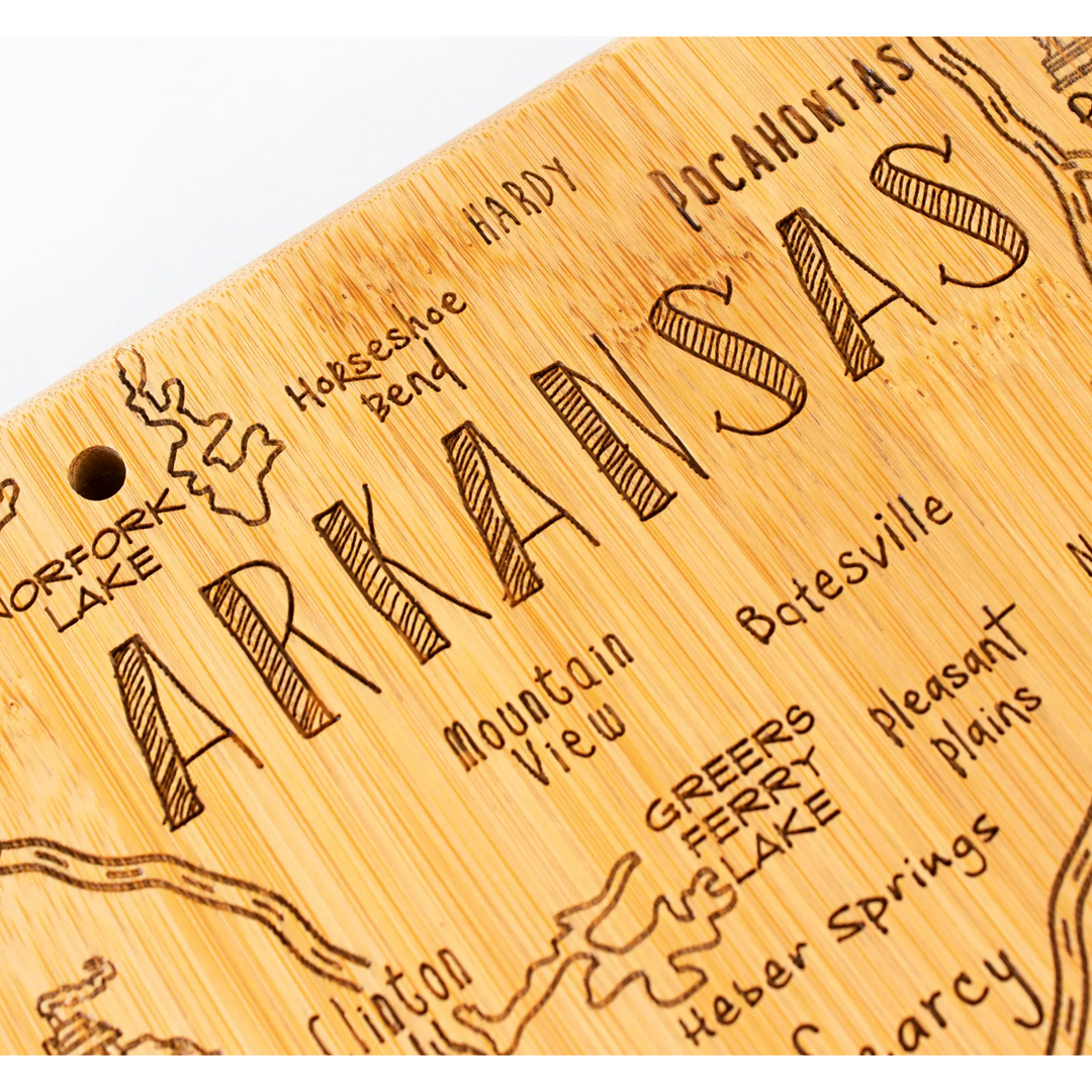Wood Arkansas Serving Board