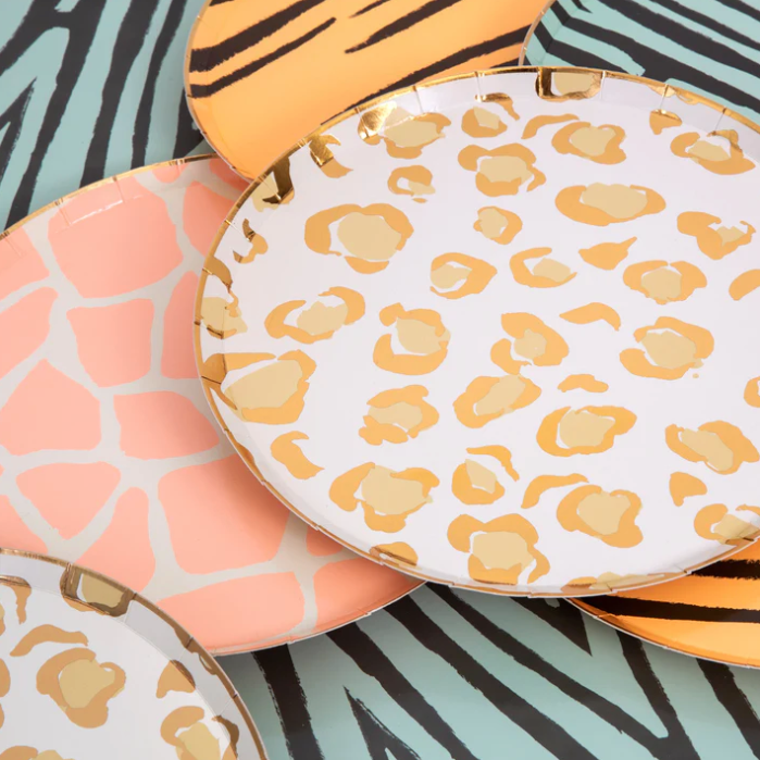 Safari Animal Print Side Plates