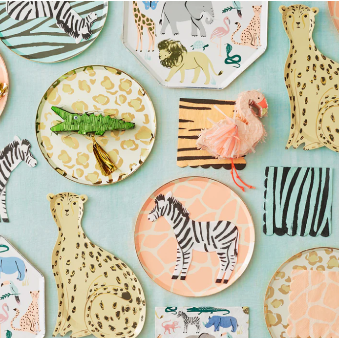 Safari Animal Print Side Plates