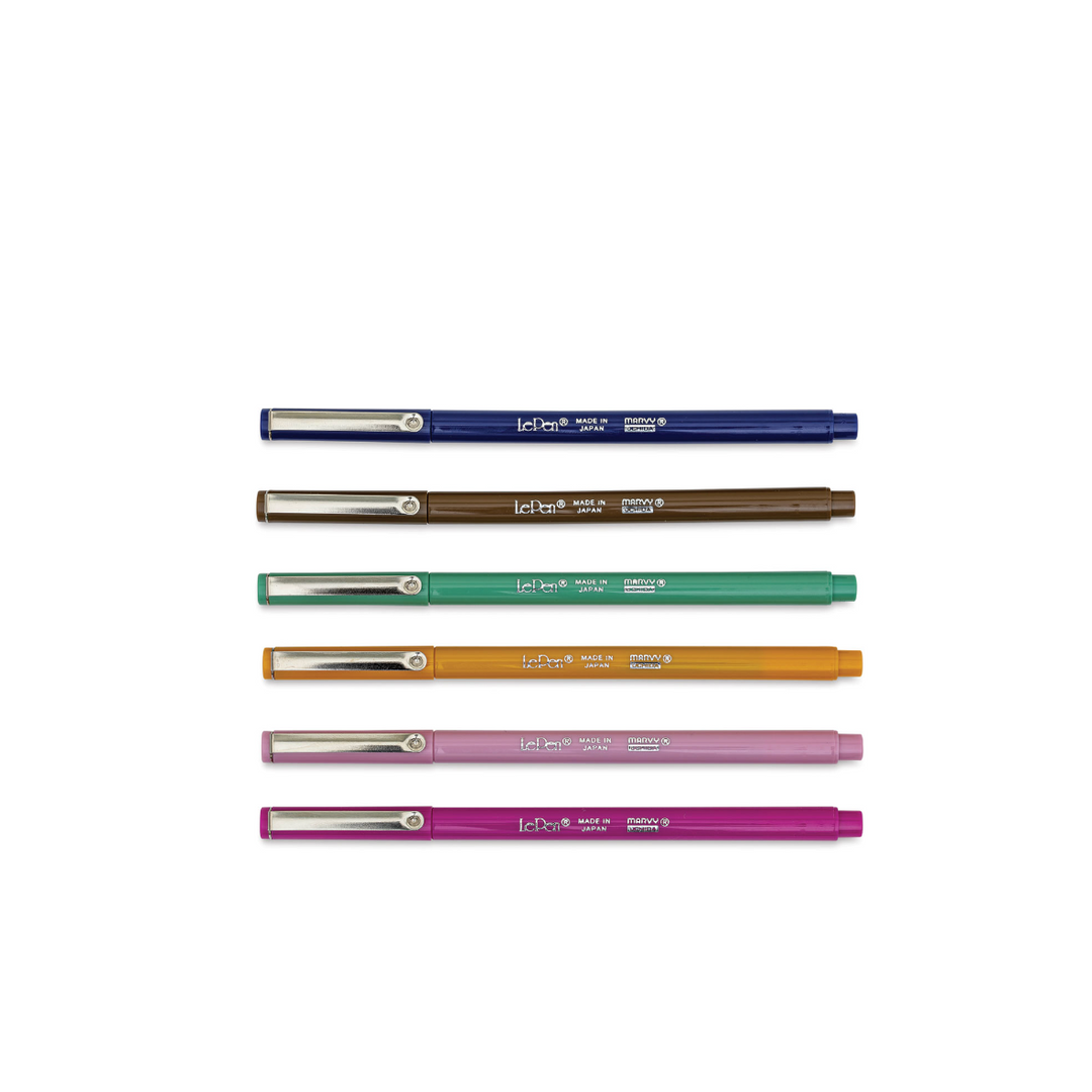 Le Pen Retro Set of 6
