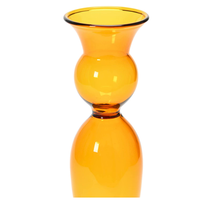Tinted Glass Taper Candle Holder