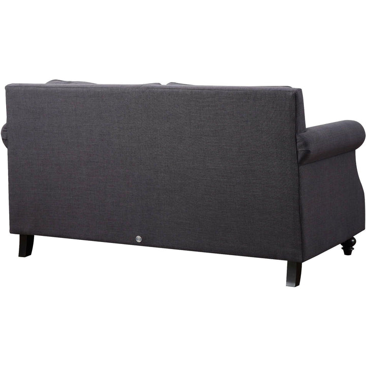 Camden Grey Linen Loveseat