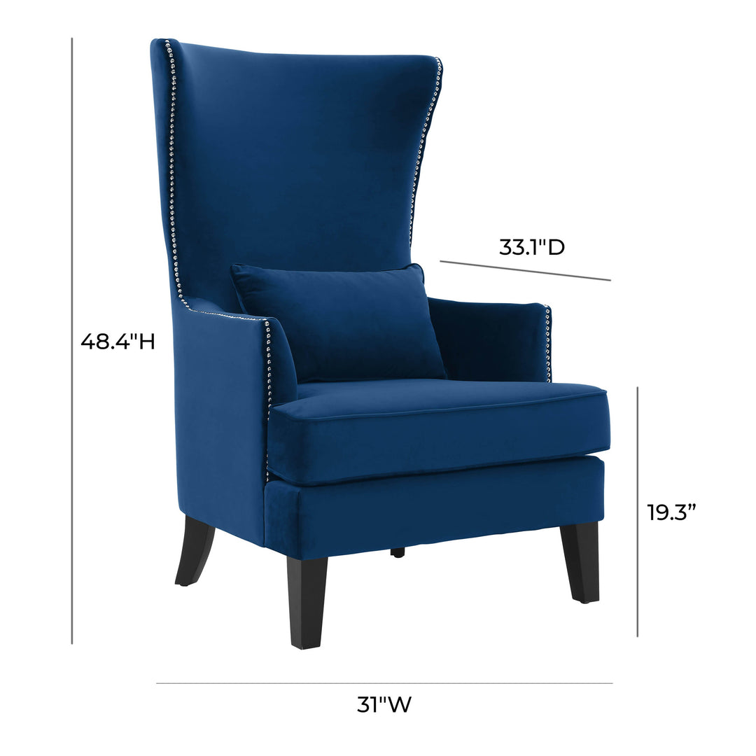 Bristol Blue Tall Chair
