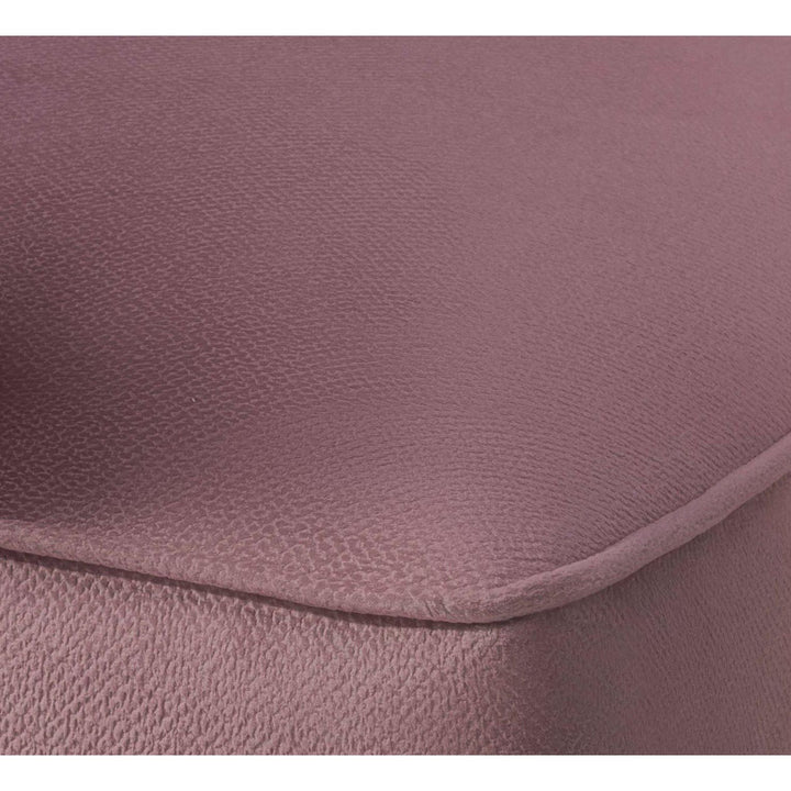 Tiffany Pink Slub Velvet Chair