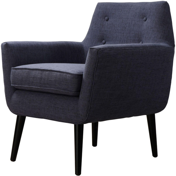 Clyde Navy Linen Chair
