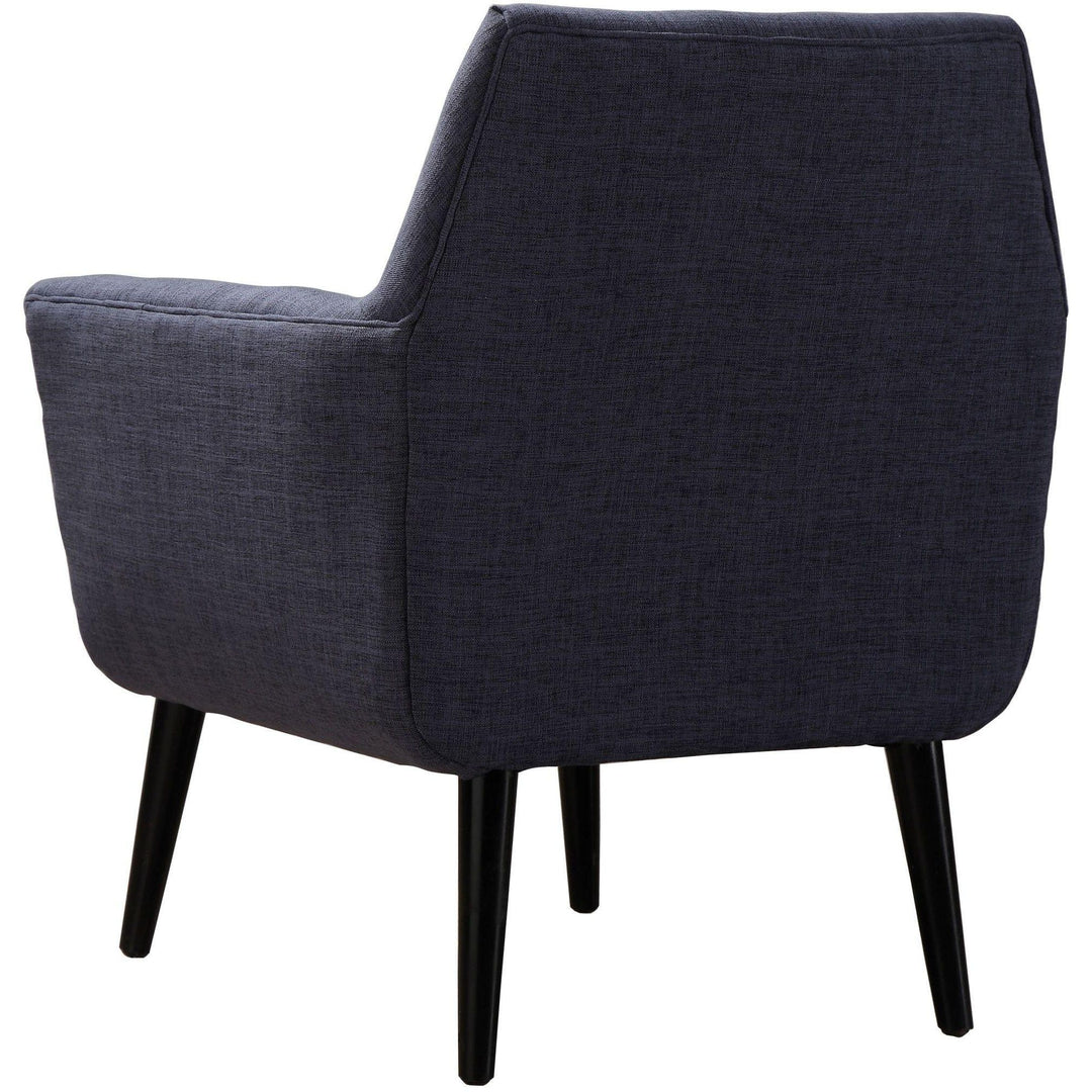 Clyde Navy Linen Chair
