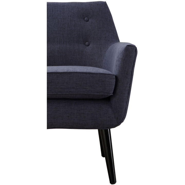 Clyde Navy Linen Chair