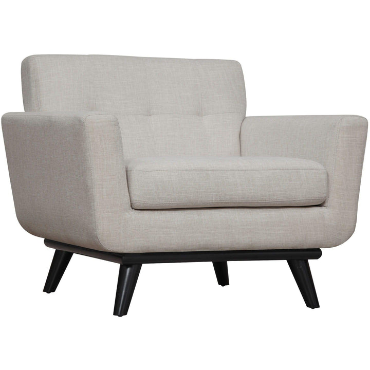 James Beige Linen Chair