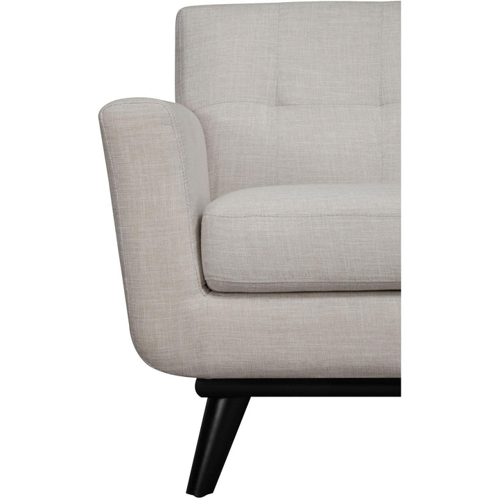 James Beige Linen Chair