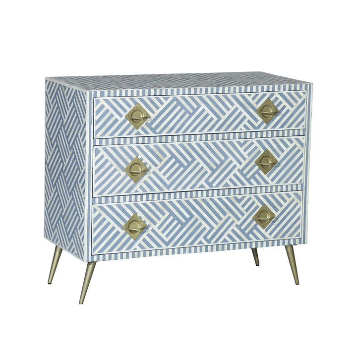 Kadiri Blue and White Bone Inlay Dresser