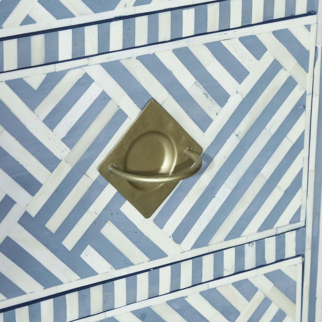 Kadiri Blue and White Bone Inlay Dresser