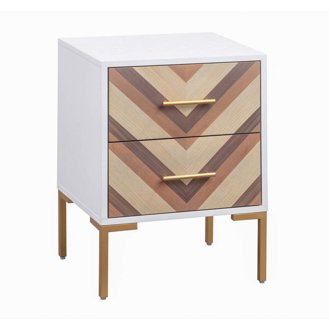 Quinn White Side Table