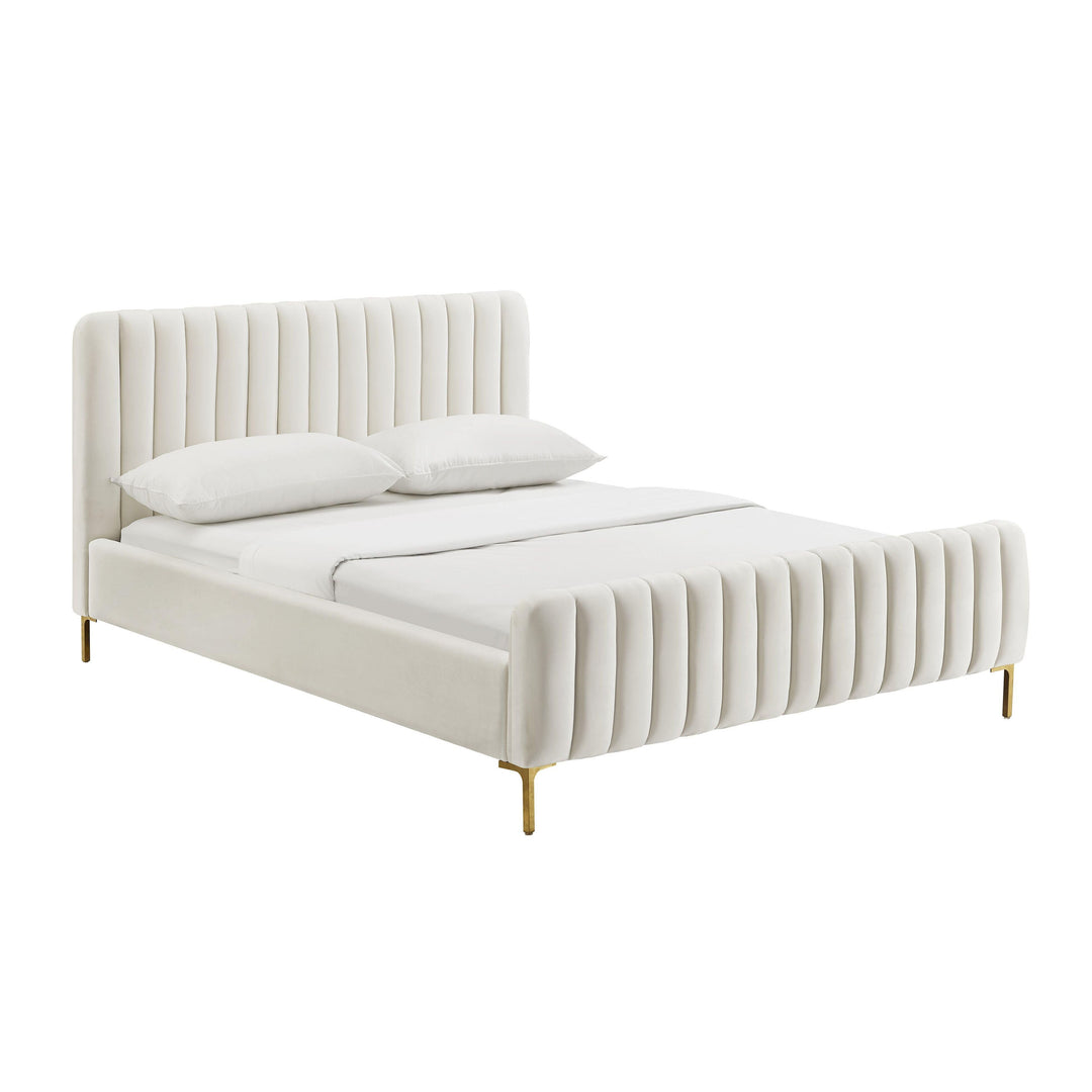 Angela Cream Bed in Queen