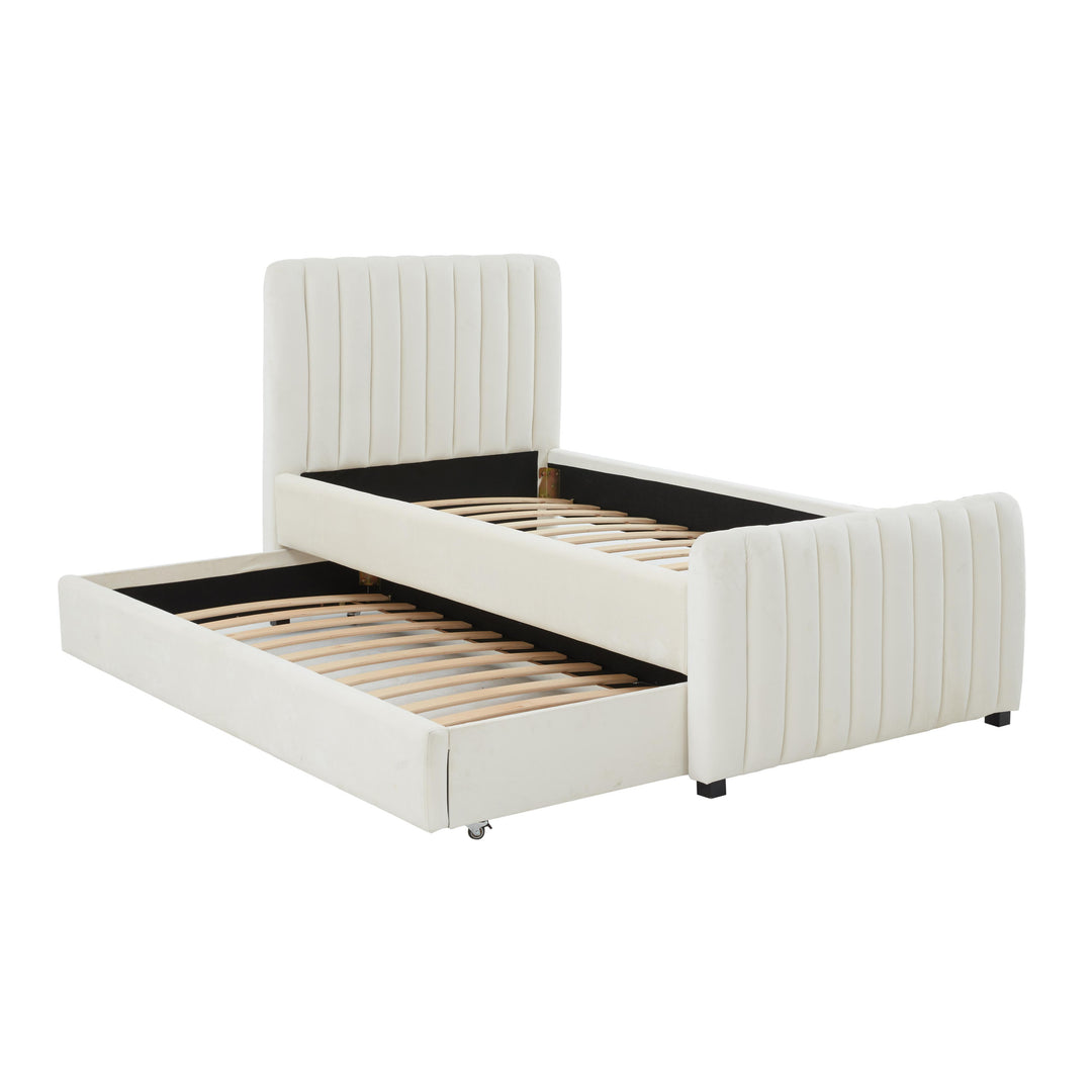 Angela Cream Trundle in Twin