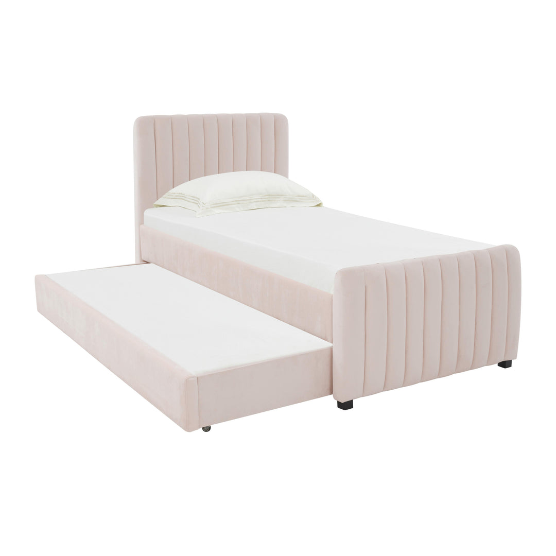 Angela Blush Trundle in Twin