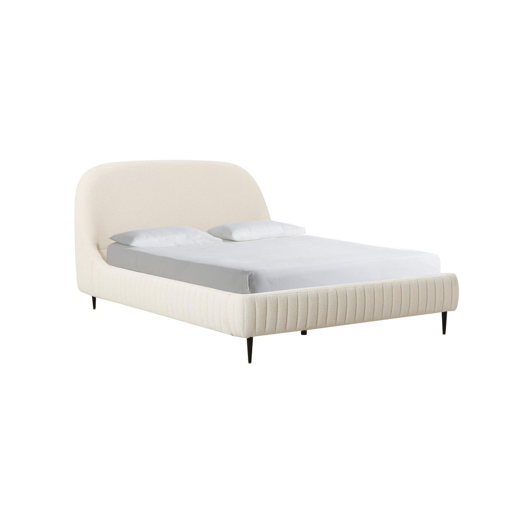 Denise Cream Boucle Bed in King