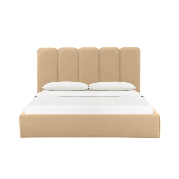 Palani Honey Velvet King Bed