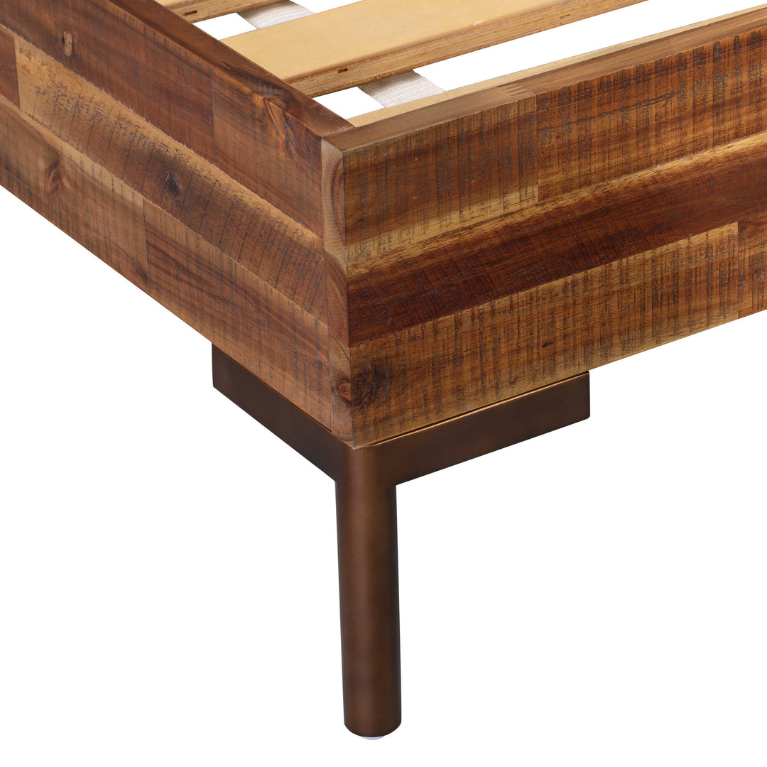Bushwick Wooden King Bed