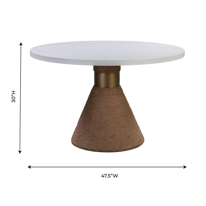 Rishi Natural Rope Round Table