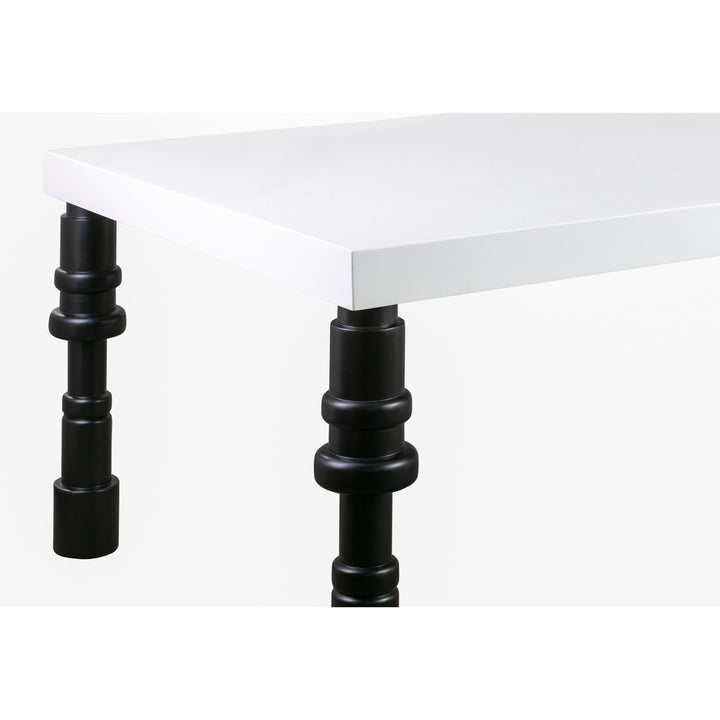 Spindle Gloss Lacquer Dining Table