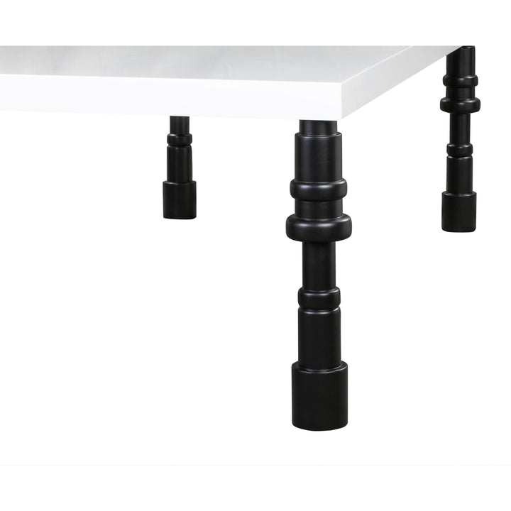 Spindle Gloss Lacquer Dining Table