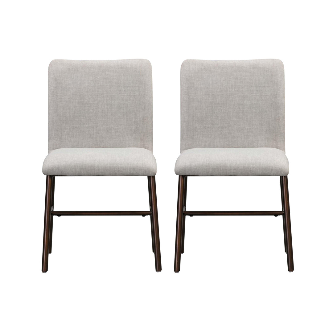 Bushwick Taupe Upholstered Dining Chair (Set of 2)