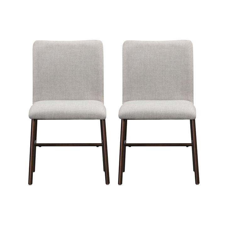 Bushwick Taupe Upholstered Dining Chair (Set of 2)