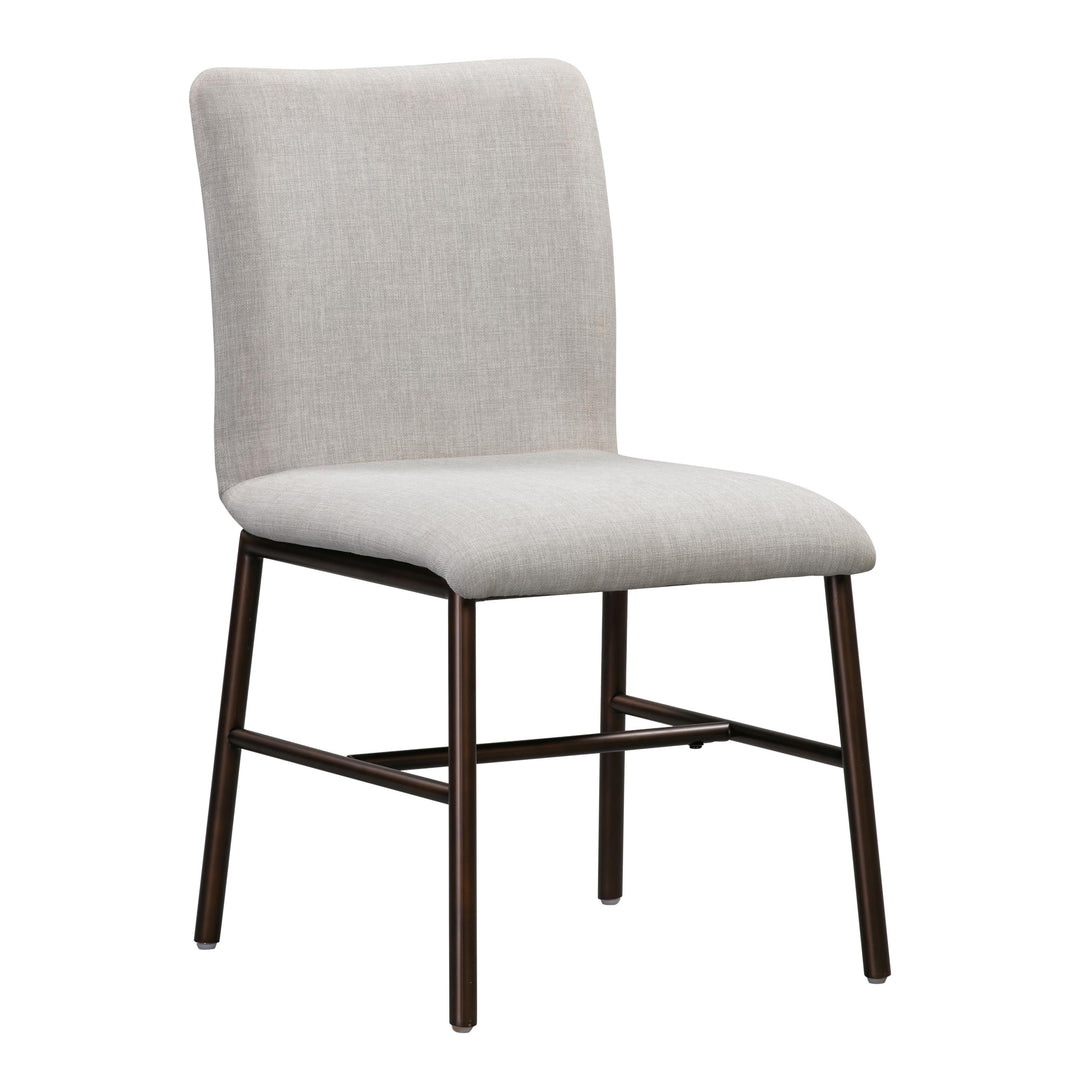 Bushwick Taupe Upholstered Dining Chair (Set of 2)