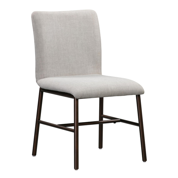 Bushwick Taupe Upholstered Dining Chair (Set of 2)