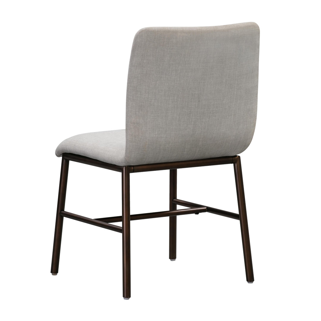 Bushwick Taupe Upholstered Dining Chair (Set of 2)