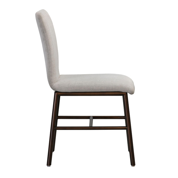 Bushwick Taupe Upholstered Dining Chair (Set of 2)