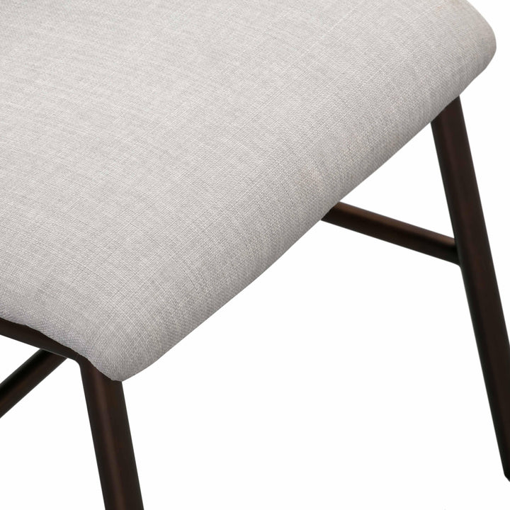 Bushwick Taupe Upholstered Dining Chair (Set of 2)