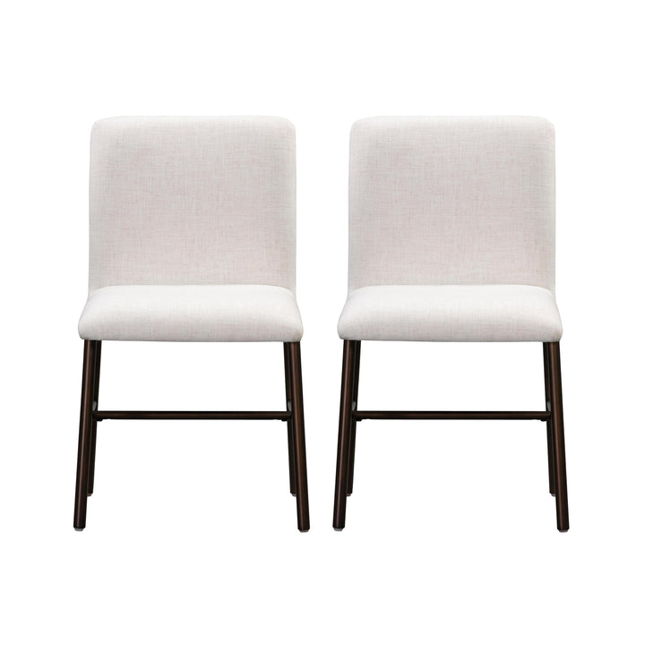 Bushwick Flax Upholstered Dining Chair (Set of 2)