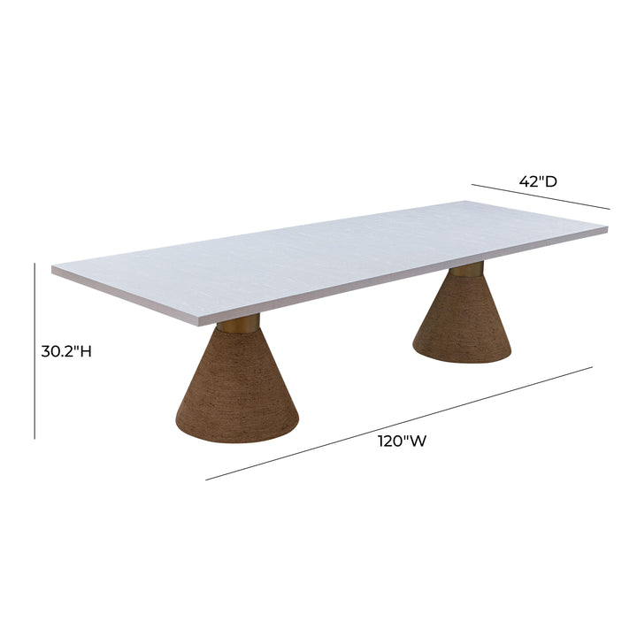 Rishi Natural Rope Rectangular Table