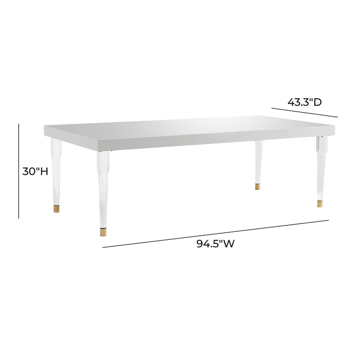 Tabby Glossy Lacquer Dining Table