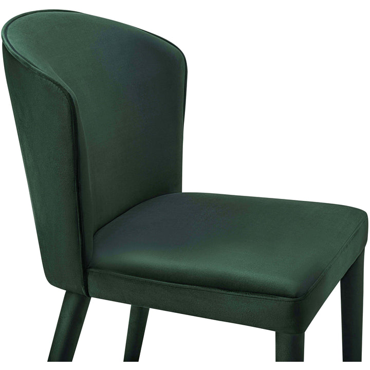 Metropolitan Forest Green Velvet Chair
