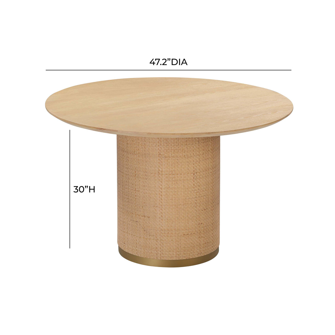 Akiba 49" Round Dining Table