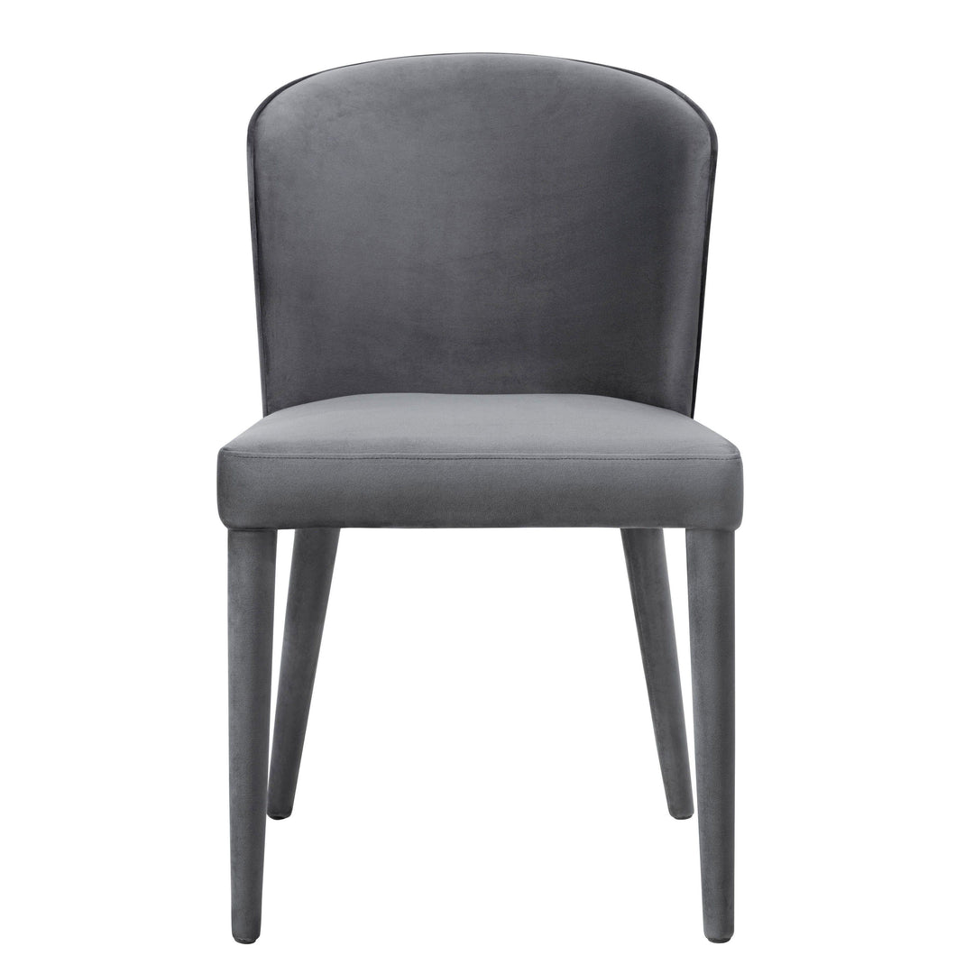 Metropolitan Grey Velvet Chair