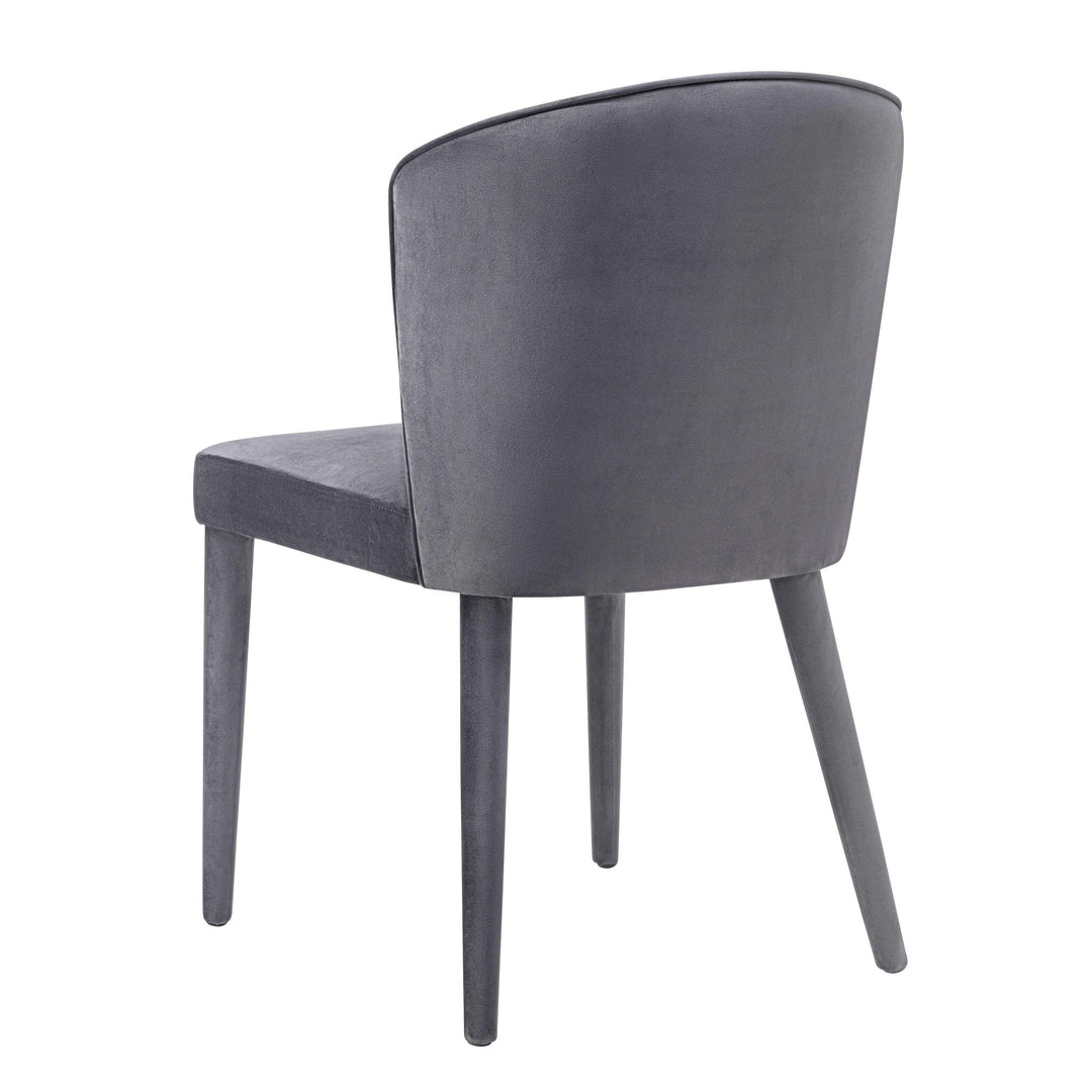 Metropolitan Grey Velvet Chair