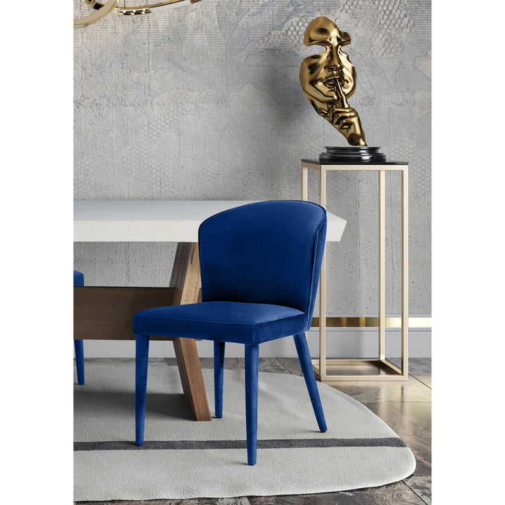 Metropolitan Navy Velvet Chair