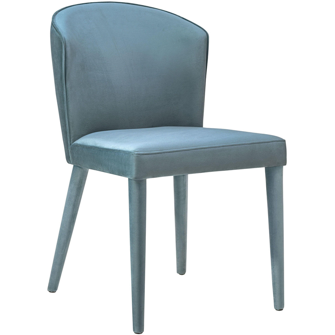 Metropolitan Sea Blue Velvet Chair