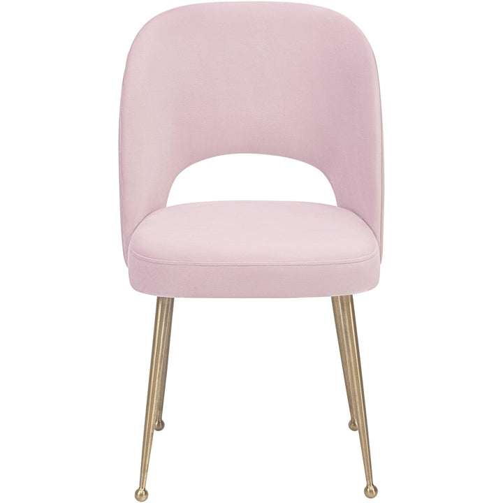 Swell Blush Velvet Chair