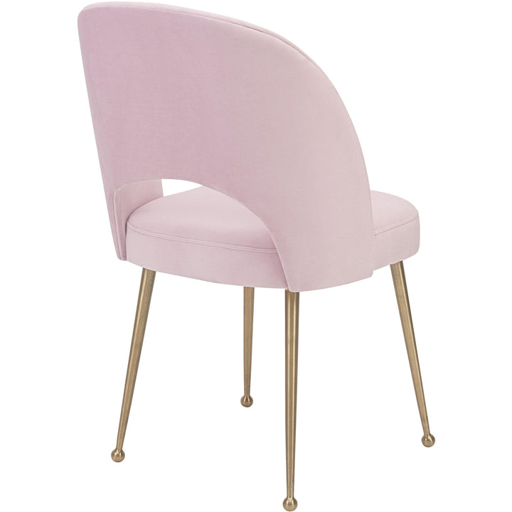 Swell Blush Velvet Chair