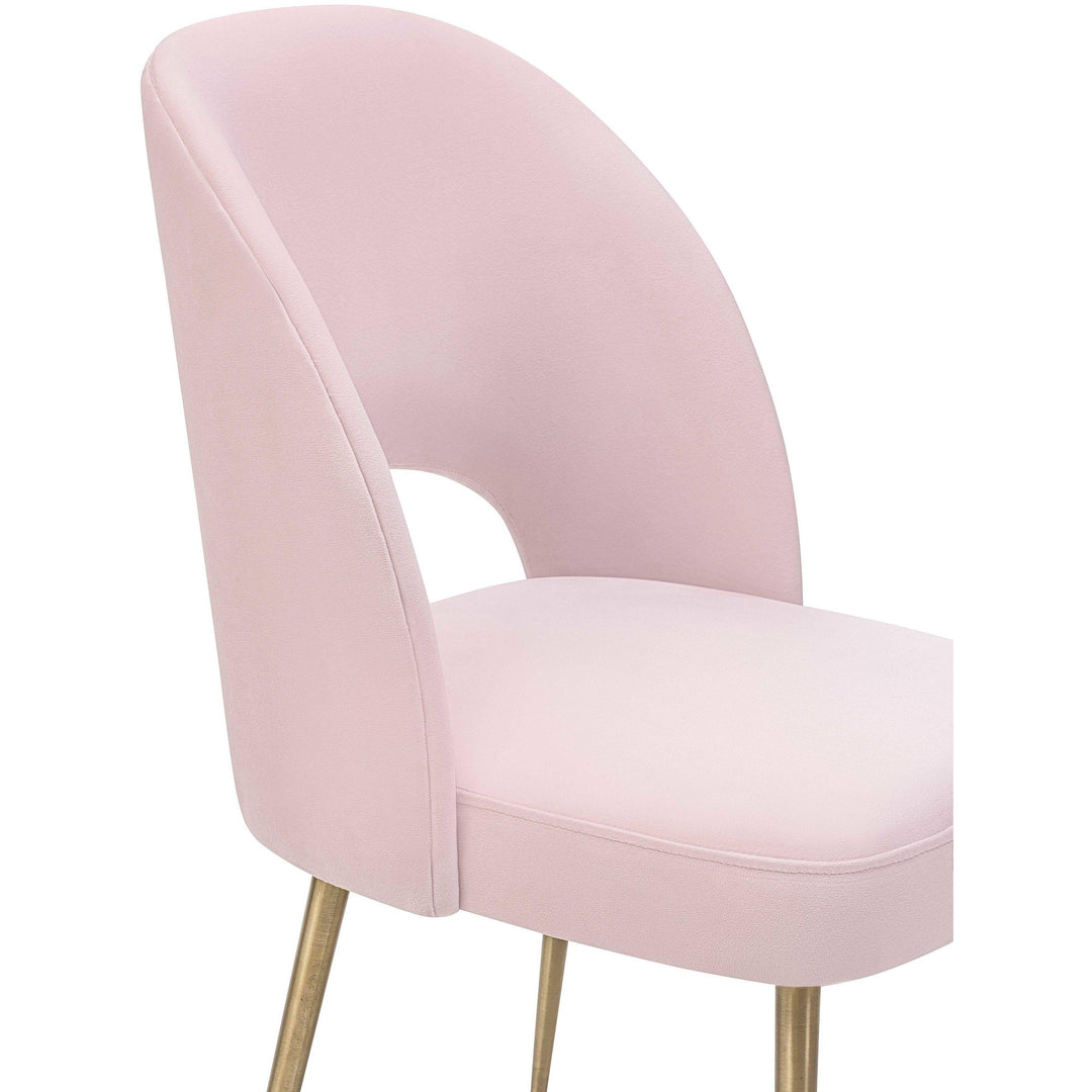 Swell Blush Velvet Chair