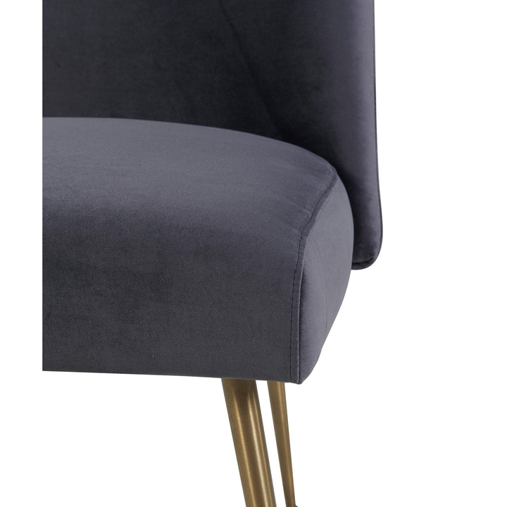 Batik Grey Velvet Dining Chair