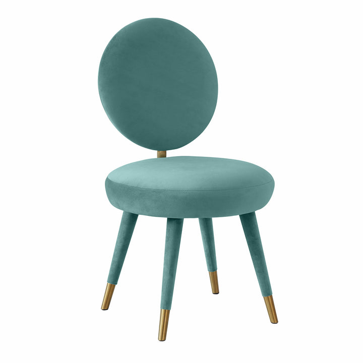 Kylie Sea Blue Velvet Dining Chair