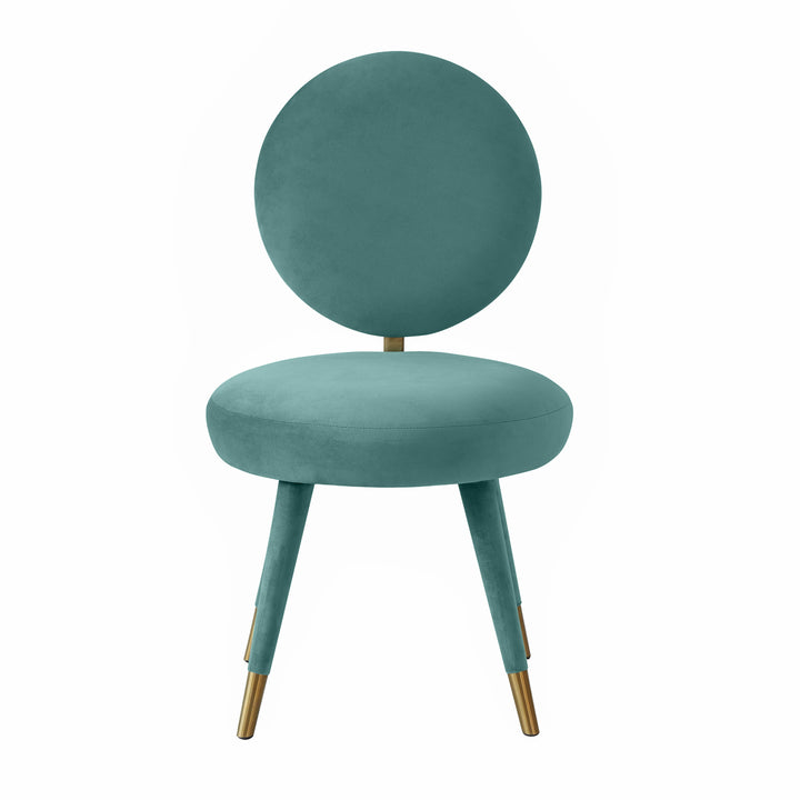 Kylie Sea Blue Velvet Dining Chair